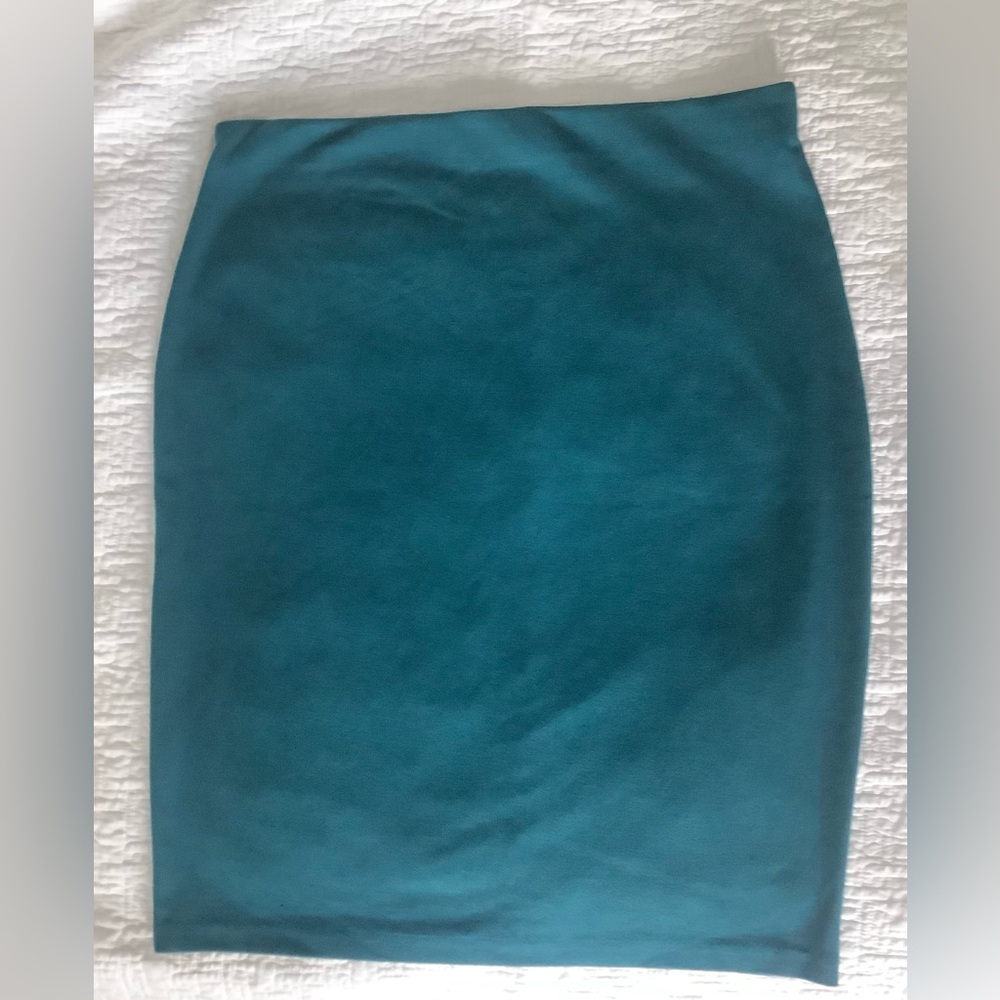 Mossimo Women’s Pull-on Teal Pencil Skirt
